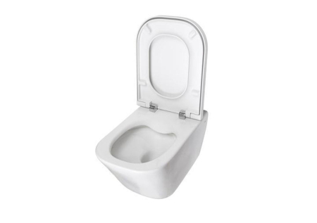 Vas WC Roca A34647L000, 350 mm, 540 mm, 1 functii speciale, suprafata antiaderent, suspendat, jet de apa, Alb [10]