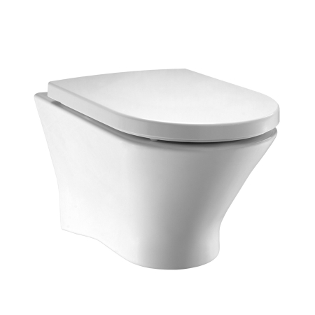 Toalete - Vas WC Roca A34664L000, 360 mm, 535 mm, 345 mm, 1 functii speciale, suprafata antiaderent, suspendat, Alb