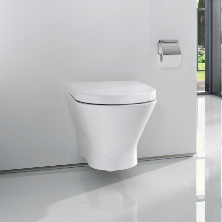 Vas WC Roca A34664L000, 360 mm, 535 mm, 345 mm, 1 functii speciale, suprafata antiaderent, suspendat, Alb [1]