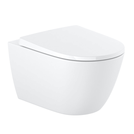 Toalete - Vas WC Roca A346687000, 360 mm, 530 mm, 290 mm, 1 functii speciale, suprafata antiaderent, suspendat, Alb