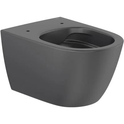 Vas WC Roca A346687080, 360 mm, 530 mm, 290 mm, 1 functii speciale, suprafata antiaderent, suspendat, Negru [1]