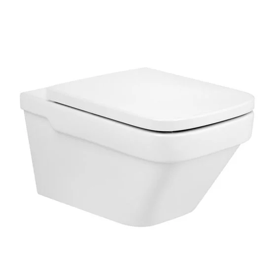 Toalete - Vas WC Roca A34678L000, 360 mm, 570 mm, 1 functii speciale, suprafata antiaderent, suspendat, jet de apa, Alb