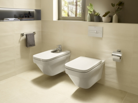 Vas WC Roca A34678L000, 360 mm, 570 mm, 1 functii speciale, suprafata antiaderent, suspendat, jet de apa, Alb [4]