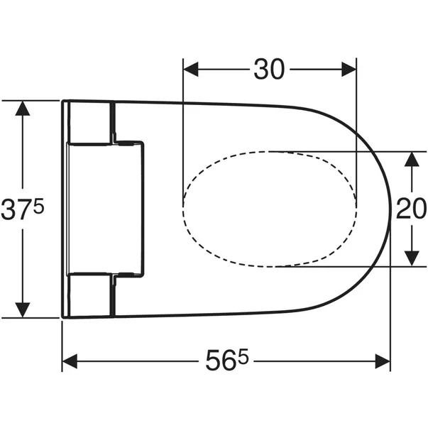 Vas wc suspendat cu capac softclose si functie bideu Geberit AquaClean Alba [2]