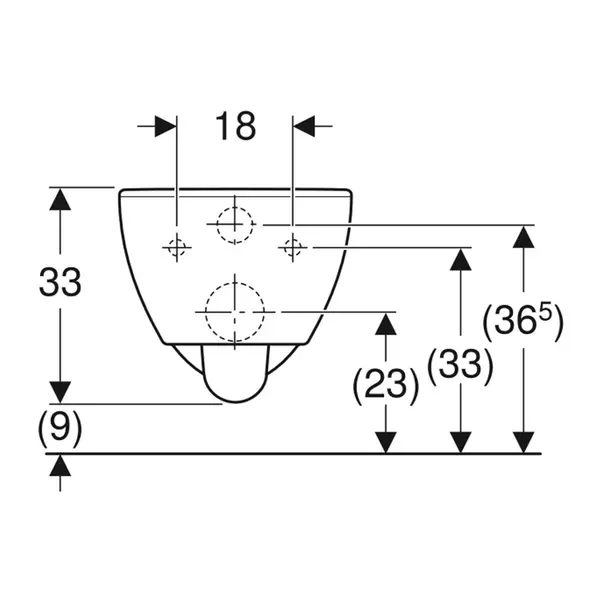 Vas WC suspendat Geberit Selnova Premium rimless alb [2]