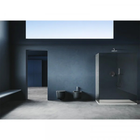 Vas WC suspendat Hatria, Futura, rimless, Pure Vortex, 35,5 x 53, negru mat [1]