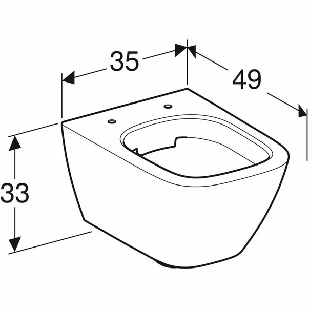 Vas wc suspendat rimfree Geberit Smyle Square [4]