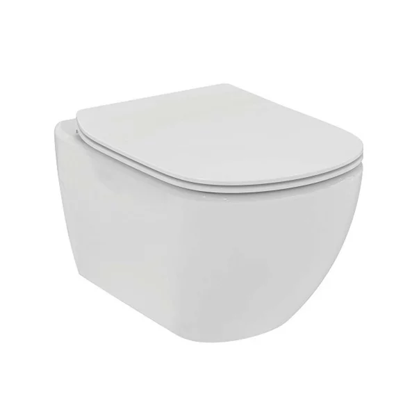 Vase WC - Vas wc suspendat Rimless cu functie bideu alb Ideal Standard Tesi