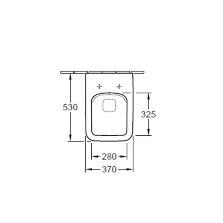 Vas wc suspendat Villeroy & Boch, Venticello, direct flush, alb [1]
