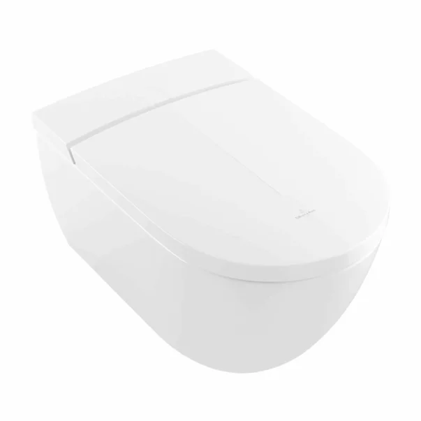 Baie - Vas wc suspendat Villeroy&Boch ViClean-I 100 cu functie de bideu electric alb alpin