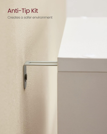 VASAGLE Biblioteca cu 10 compartimente, unitate de depozitare pentru decoratiuni, din lemn, 29x129x129cm, alb [5]