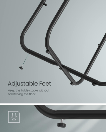 Masuta de cafea rotunda cu cos de stofa, stil modern, 45x50cm, negru cu turcoaz inchis [5]