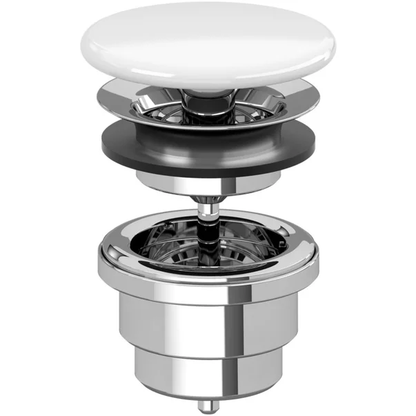 Instalatii sanitare - Ventil ceramic fix Villeroy&Boch alb