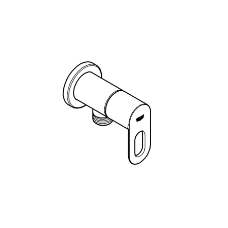Ventil de inchidere Grohe 26020000, 88 mm, 86 mm, 1 nr iesiri, 1/2 diametru alimentare, 1/2 diametru iesire 1, Crom [2]