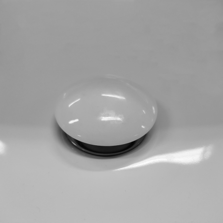 Ventil lavoar Fluminia, D72mm, sistem click-clack, fara preaplin, capac ceramic, alb lucios [1]