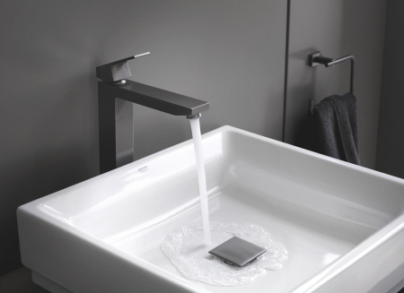 Ventil lavoar Grohe 40565AL0, Cube, universal, push to open, mat, grafit [1]