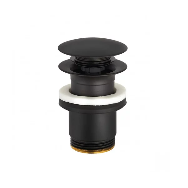 Instalatii sanitare - Ventil lavoar Push-Open Kludi negru blocabil