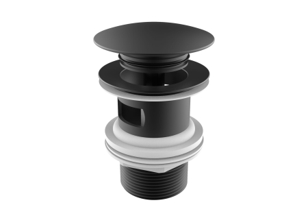 Accesorii baie - Ventil lavoar Roca A5054015NB, 105 mm, 45 mm, 65 diametru, 1 1/4 diametru montaj, universal, in bideu, in lavoar, Negru