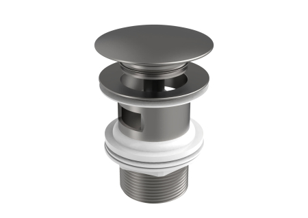 Accesorii baie - Ventil lavoar Roca A5054015SM, 105 mm, 45 mm, 65 diametru, 1 1/4 diametru montaj, universal, Otel satinat