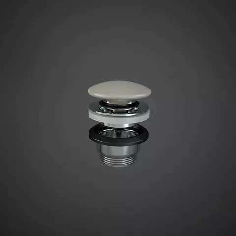 Instalatii sanitare - Ventil Rak Ceramics DUO000505A, 1 1/4'', universal, push to open, mat, bej