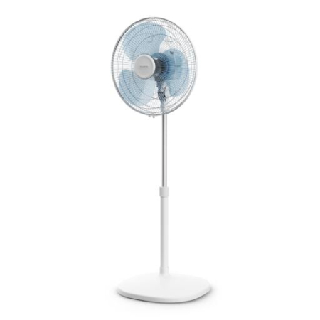 Climatizare si ventilatie - Ventilator cu picior Essential+ VU4410F2, putere 45 W, 3 trepte de putere, design compact, consum redus de energie, , alb
