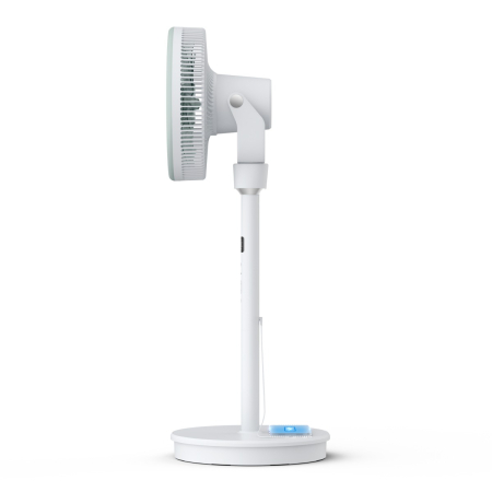 Ventilator cu picior Rowenta Turbo Silence Compact 3D Nomad QV5050F0, 20 W, 3 moduri automate, 20 trepte de viteza, telecomanda inclusa, inaltime ajustabila, motor Effitech, timer, cronometru, alb [7]