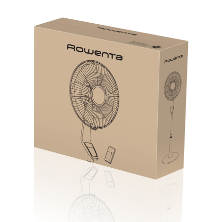 Ventilator cu picior Rowenta Turbo Silence Extreme VU5677F0, 34 W, 10 trepte de viteza, oscilatie multidirectionala automata, oprire automata, motor Effitech, telecomanda, timer, cronometru, inaltime  [13]