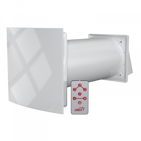 Termice, climatizare si ventilatie - Ventilator VentEurope CUPER125, recuperare de caldura, Filtru G3, Alb, 200x200x423mm