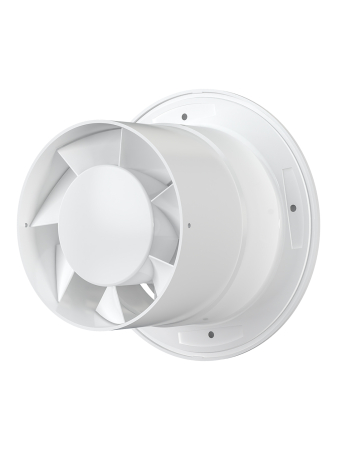 Ventilator de baie VentEurope CIRCLE125, diametru 125 mm, debit 107 m³/h, 18W, IP24, silentios, economic, Alb [3]