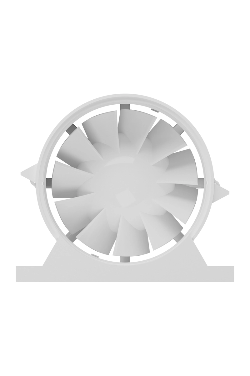 Ventilator de baie VentEurope PRIMO125, diametru 125 mm, debit 195 m³/h, 18W, IP24, motor cu rulmenti, protectie la supraincalzire, Alb [1]