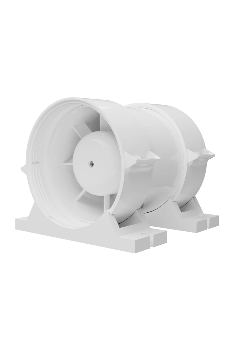 Ventilator de baie VentEurope PRIMO125, diametru 125 mm, debit 195 m³/h, 18W, IP24, motor cu rulmenti, protectie la supraincalzire, Alb [3]