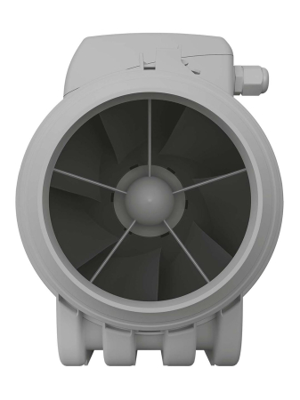 Ventilator de canal VentEurope MONSOON1252SP, diametru 124 mm, debit 355 m³/h, 29W, IP44, 2 viteze, motor cu rulmenti, Gri [3]