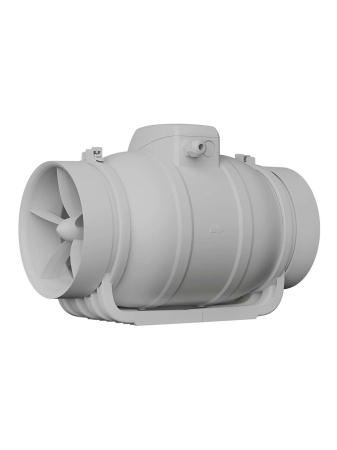 Sisteme de ventilatie - Ventilator de canal VentEurope MONSOON1602SPT, diametru 159 mm, timer oprire intarziata, debit 570 m³/h, 50W, IP44, 2 viteze, motor cu rulmenti, Gri