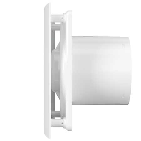 Ventilator de perete cu clapeta antiretur VentEurope PLACE125BD, patrat, diametru 125 mm, debit 140 mc/h, 16W, IP24, silentios, Alb [3]