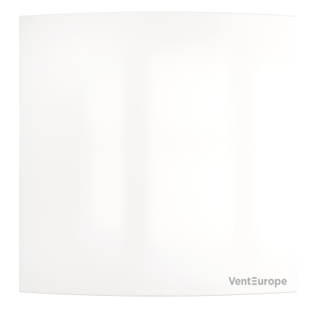 Ventilator de perete VentEurope PLACE100, patrat, diametru 100 mm, debit 90 mc/h, 14W, IP24, silentios, Alb [1]