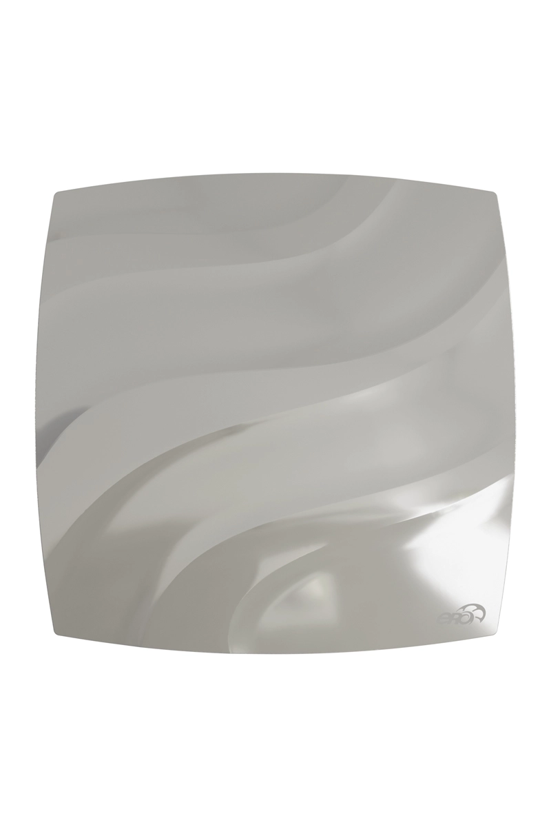 Ventilator de perete VentEurope STREAM100GC, patrat, clapeta antiretur, diametru 100 mm, debit 95 mc/h, 14W, IP24, silentios, economic, Gri [1]