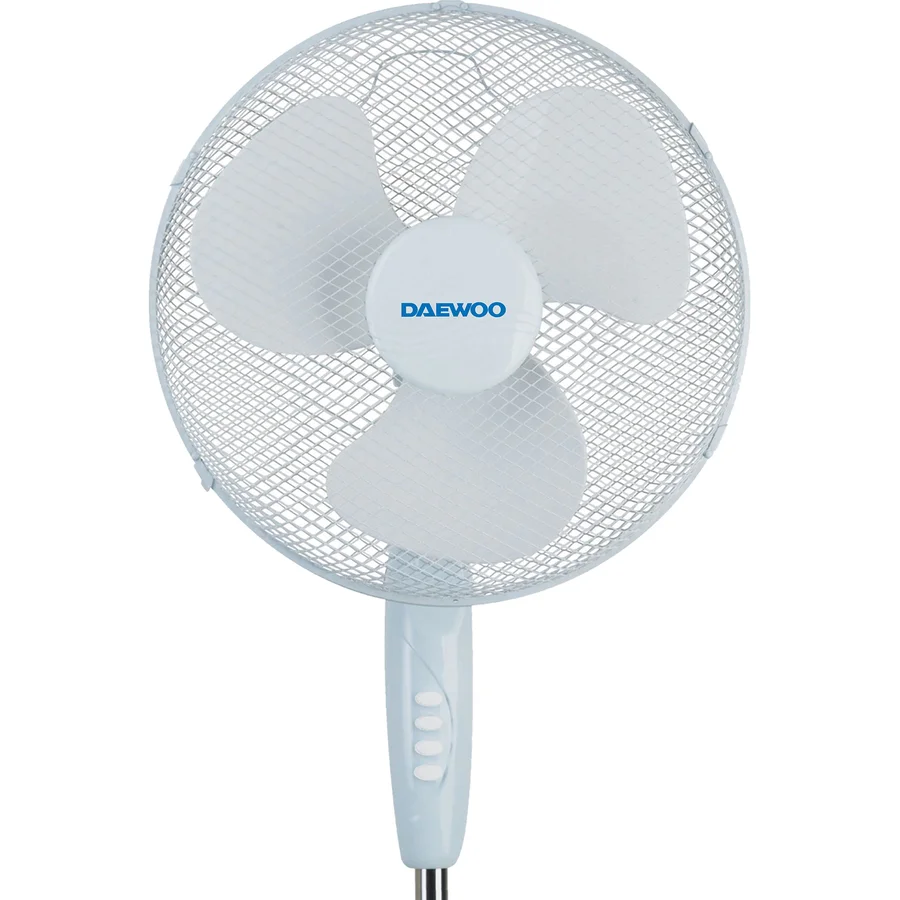 Ventilator de podea Daewoo DVS1699V, 50 W, 3 trepte, 40 cm, 2 m, 125 cm, 44 cm, 15 cm, 3.3 kg, inaltime reglabila, Alb [1]