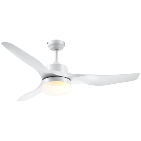 Instalatii sanitare, termice & climatizare -  Ventilator de Tavan cu Lumini LED Reglabil in 3 Moduri , Φ132x40cm, Alb
