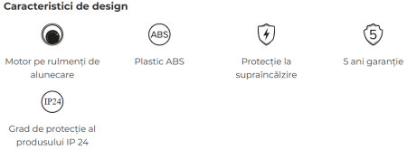 Ventilator de tubulatura VentEurope WAY160, diametru 160 mm, debit 300 mc/h, 22W, IP24, silentios, economic, Alb [4]
