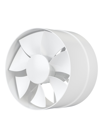 Climatizare si ventilatie - Ventilator de tubulatura cu rulmenti cu bile VentEurope WAY150BB, diametru 150 mm, debit 300 mc/h, 22W, IP24, silentios, economic, Alb