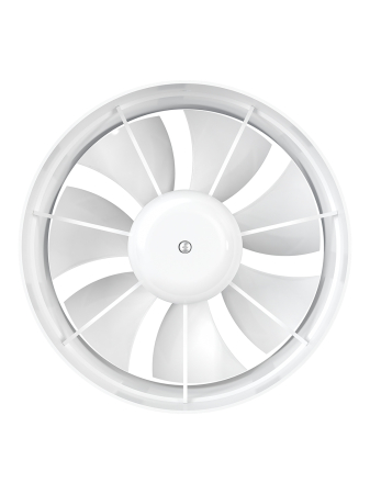 Ventilator de tubulatura VentEurope WAY160, diametru 160 mm, debit 300 mc/h, 22W, IP24, silentios, economic, Alb [1]
