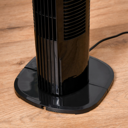 , Ventilator de Turn, 3 Functii si 3 Viteze, Plastic PP, 20 x 20 x 78,5 cmm, Negru [8]