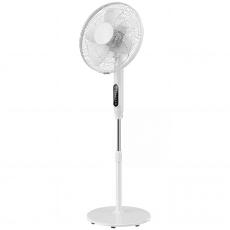 Instalatii sanitare, termice & climatizare -  Ventilator pe Suport cu Telecomanda, Ventilator Vertical, Alb