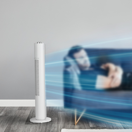 Ventilator Rowenta Urban Cool VU6720F0, 3 trepte de viteza, oscilatie larga, silentios, Alb [3]