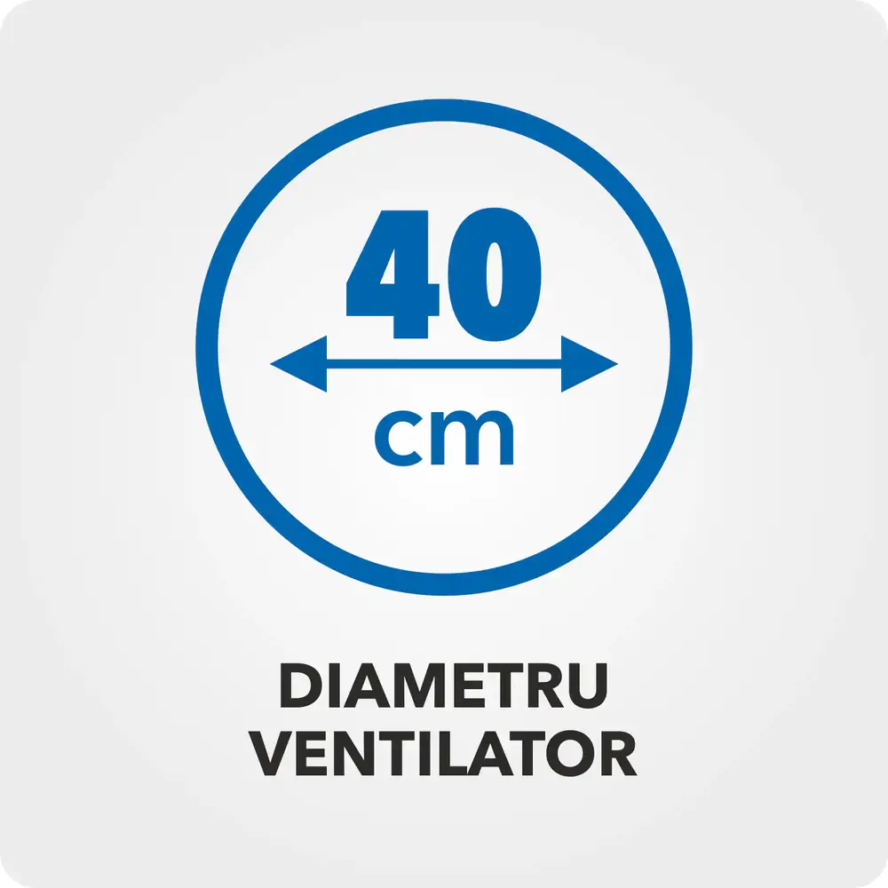 Ventiltor pe podea Daewoo DDV166, 50 W, 3 trepte, 40 cm, 2 m, 153 cm, 43.5 cm, 44 cm, 2.2 kg, inaltime reglabila, Negru [2]