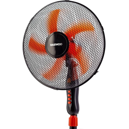 Ventiltor pe podea Daewoo DDV166, 50 W, 3 trepte, 40 cm, 2 m, 153 cm, 43.5 cm, 44 cm, 2.2 kg, inaltime reglabila, Negru [1]