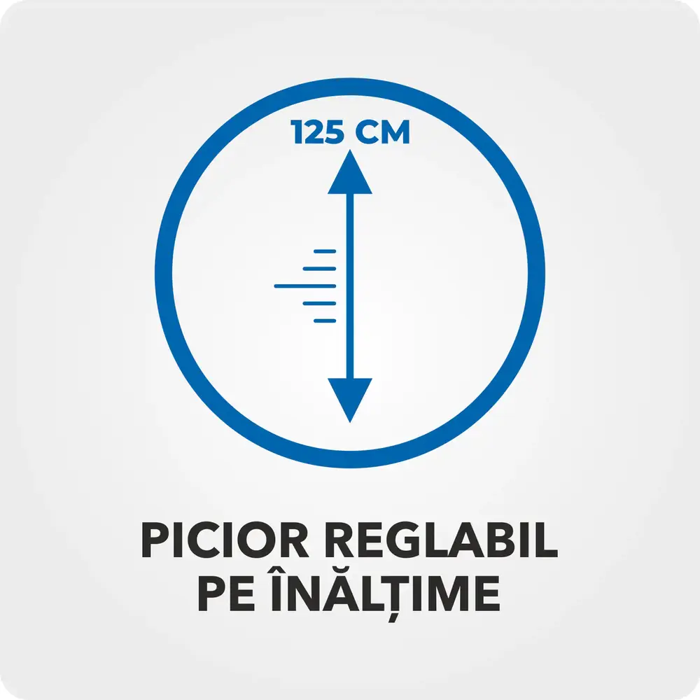 Ventiltor pe podea Daewoo DDV166, 50 W, 3 trepte, 40 cm, 2 m, 153 cm, 43.5 cm, 44 cm, 2.2 kg, inaltime reglabila, Negru [3]