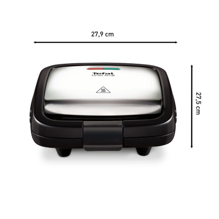Sandwich maker Tefal Croc Time SM193D34, 700W, înveliș antiaderent, gri & negru Sandwich maker Tefal Croc Time SM193D34, 700W, înveliș antiaderent, gri & negruSandwich maker Tefal Croc Time SM193D34,  [11]