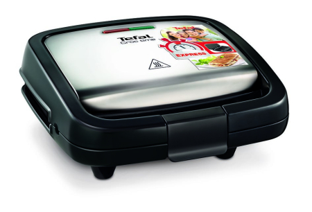 Electrocasnice - Sandwich maker Tefal Croc Time SM193D34, 700W, înveliș antiaderent, gri & negru Sandwich maker Tefal Croc Time SM193D34, 700W, înveliș antiaderent, gri & negruSandwich maker Tefal Croc Time SM193D34, 