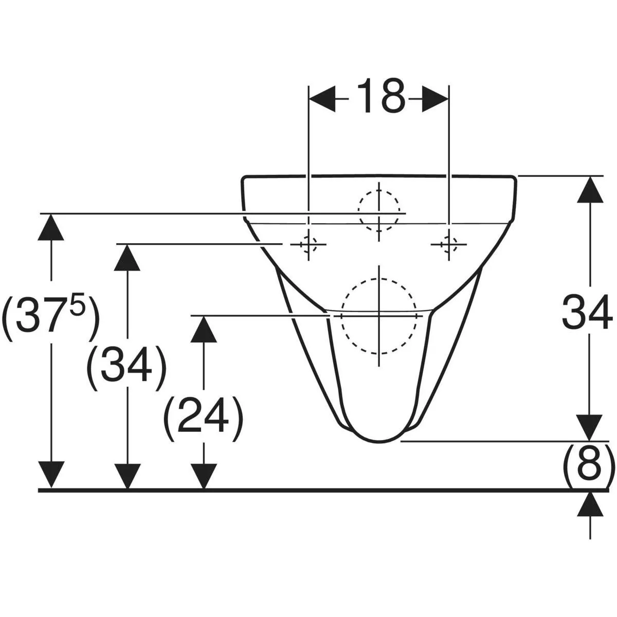 WC Geberit Selnova Square, suspendat, fara capac, alb, 500.270.01.5 [6]